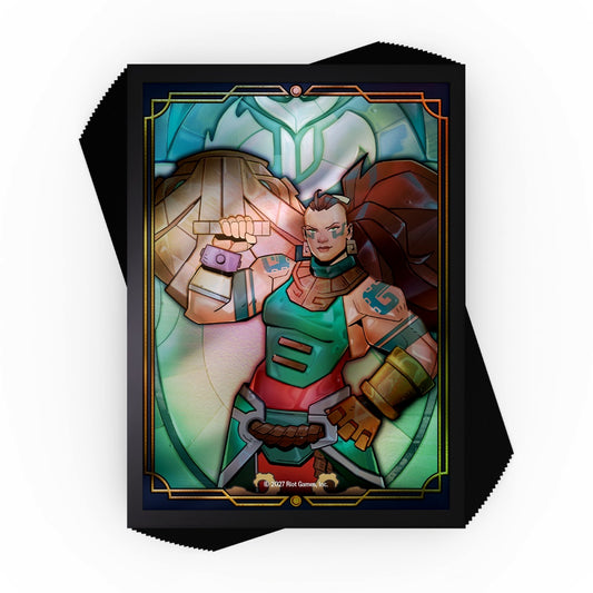 Official Riftbound Legacy Illaoi champion art card sleeves, 70-count pack