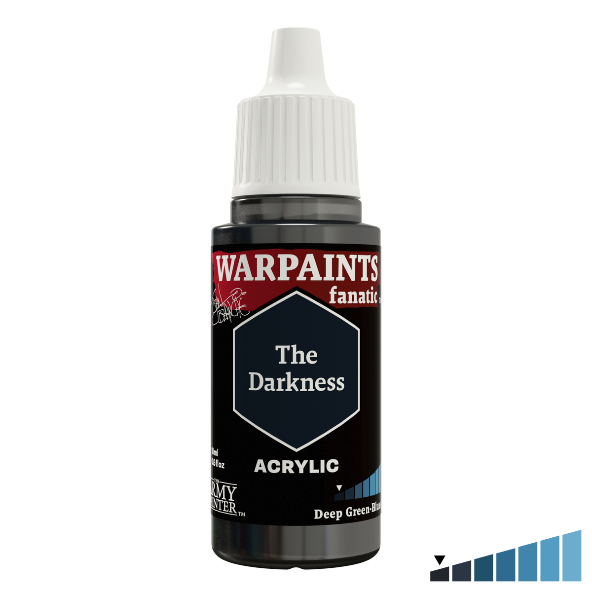The Army Painter John Blanche The Darkness acrylic paint, single 18 ml bottle