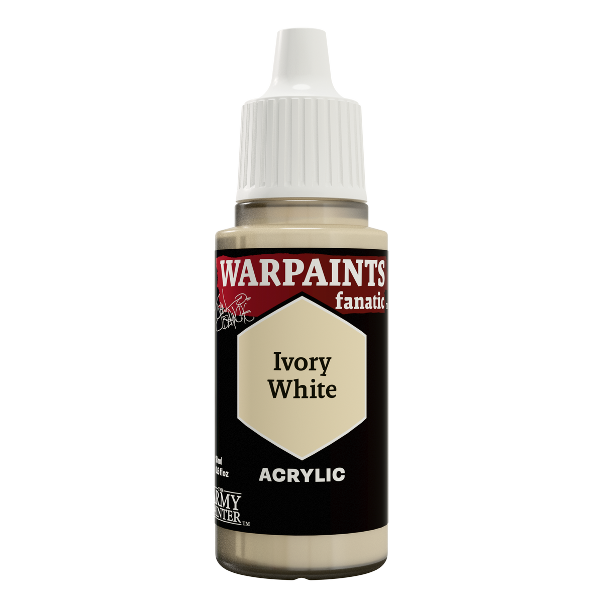 The Army Painter John Blanche Ivory White acrylic paint, single 18 ml bottle