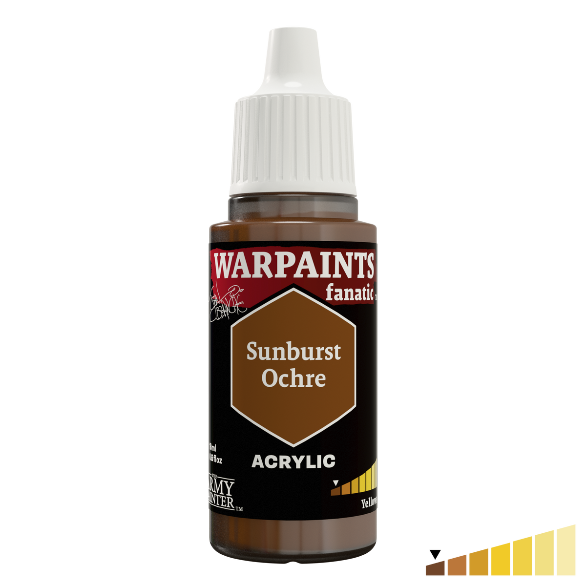 The Army Painter John Blanche Sunburst Ochre acrylic paint, single 18 ml bottle