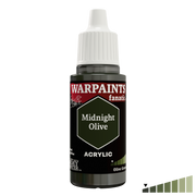 The Army Painter John Blanche Midnight Olive acrylic paint, single 18 ml bottle