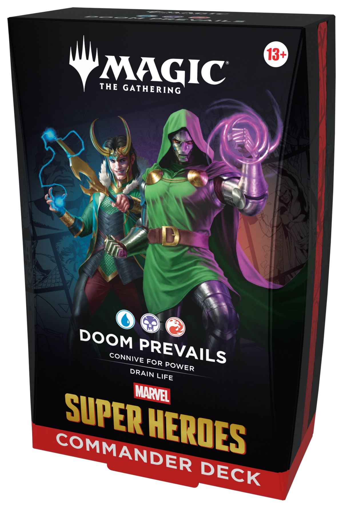 Magic The Gathering Marvel Super Heroes Doom Prevails, English Commander Deck retail box