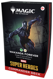 Magic The Gathering Marvel Super Heroes Wakanda Forever, English Commander Deck retail box