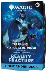 Magic The Gathering Reality Fracture Multiverse Reforged, one English Commander Deck retail box