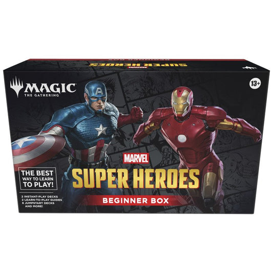 Magic The Gathering Marvel Super Heroes Beginner Box, one sealed English retail box