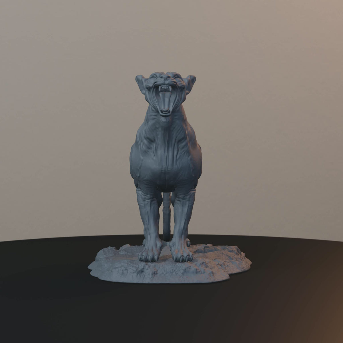 Sphinx Cat Egyptian Fantasy Miniatures - Sphinx Cat - turntable view