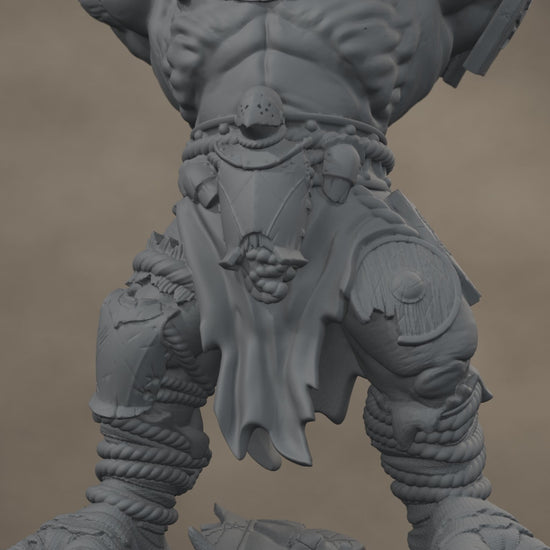 Blackspring Troll Pose 04: digital render, cinematic rise and pullback, 17 seconds at 30 fps