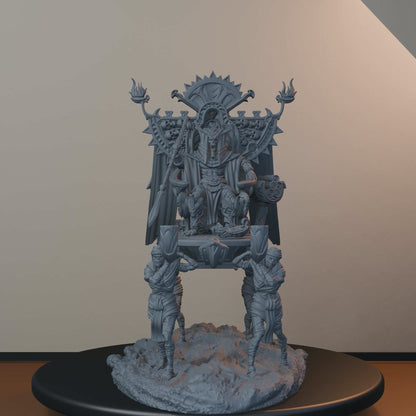 Mummy Lord Egyptian Fantasy Miniatures - Mummy Lord - turntable view