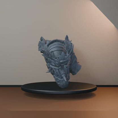 Blessed Claw of Ziskal Bust Fantasy Bust - Blessed Claw of Ziskal Bust - turntable view