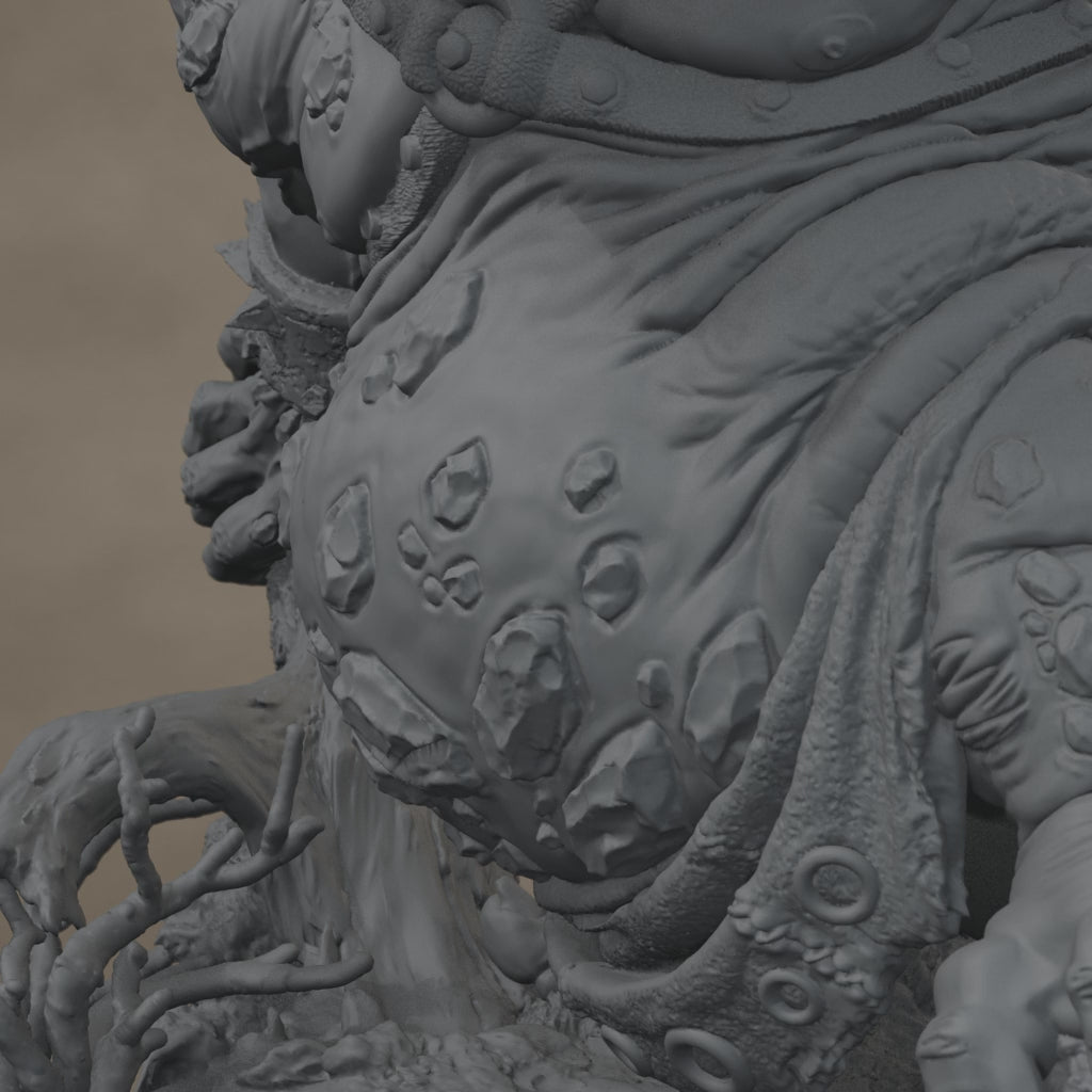 Big'un Flinga - digital render - cinematic rise and pullback, 17 seconds at 30 FPS