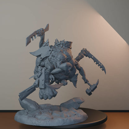 Mishmasha Sproutspewer Orc Miniatures - Mishmasha Sproutspewer - turntable view