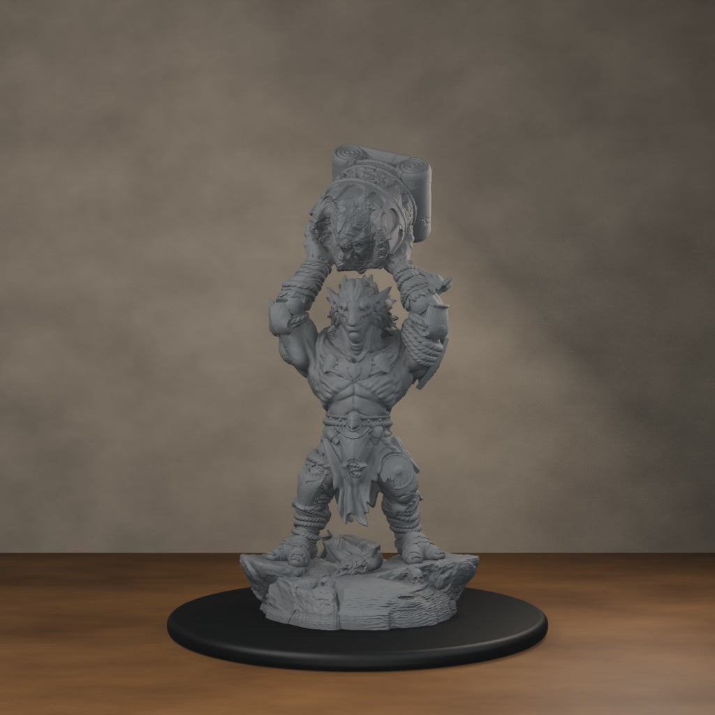 Blackspring Troll Pose 04: digital render, 720-degree turntable, 30 seconds at 30 fps