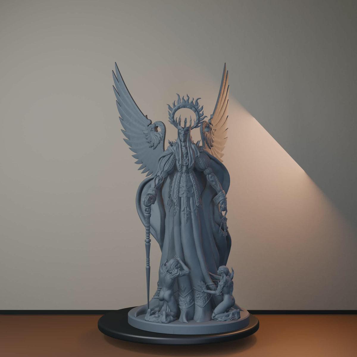 The Baron Fantasy Miniatures - The Sorrow Baron - turntable view