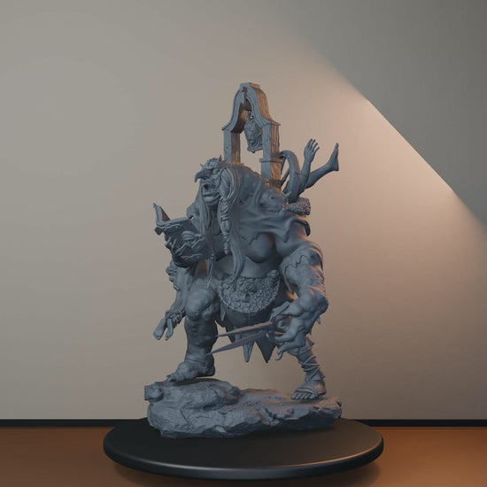 Frau Perchta Fantasy Miniatures - Frau Perchta - turntable view