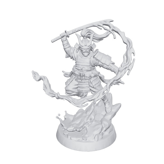 Blood Samurai miniature by Late Night Miniatures - interactive 3D model