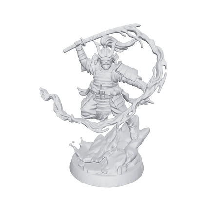 Blood Samurai miniature by Late Night Miniatures - interactive 3D model