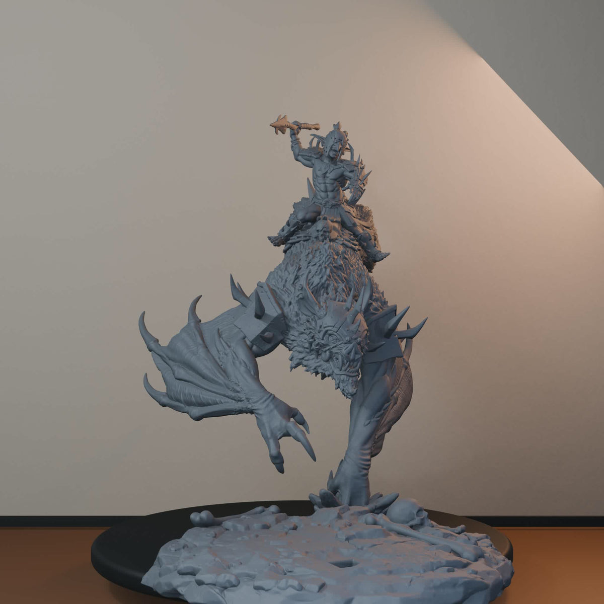 Wagboys Orc Miniatures - Wagboys Pose 01 - turntable view