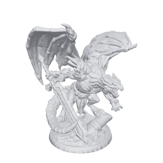 Stone Dragon miniature by Late Night Miniatures - interactive 3D model