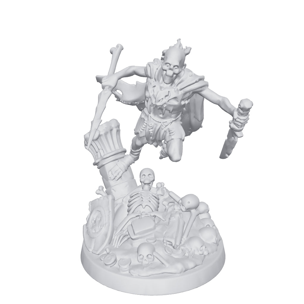 Undead Assassin miniature by Late Night Miniatures - interactive 3D model