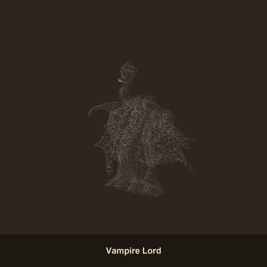 Vampire Lord Fantasy Miniatures - resin tabletop miniature front view