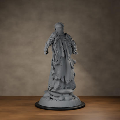 Giant Mace Wraith - unpainted resin miniature digital render - back left 3q