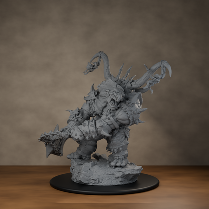 Ard One Stompa Pose 01 Nogore - unpainted resin miniature digital render - hero