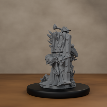 Blocknsock Chucks Pose 02 - unpainted resin miniature digital render - side right