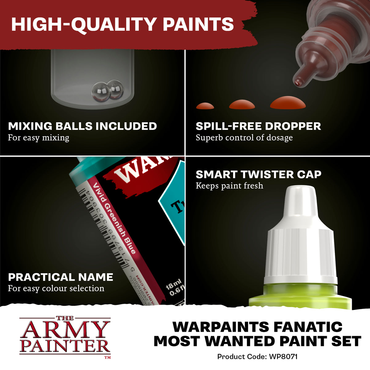 TAP - Warpaints Fanatic Most Wanted Set - official product image 5