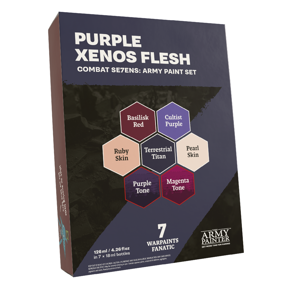 TAP - Combat Se7ens: Purple Xenos Flesh Paint Set - official product image