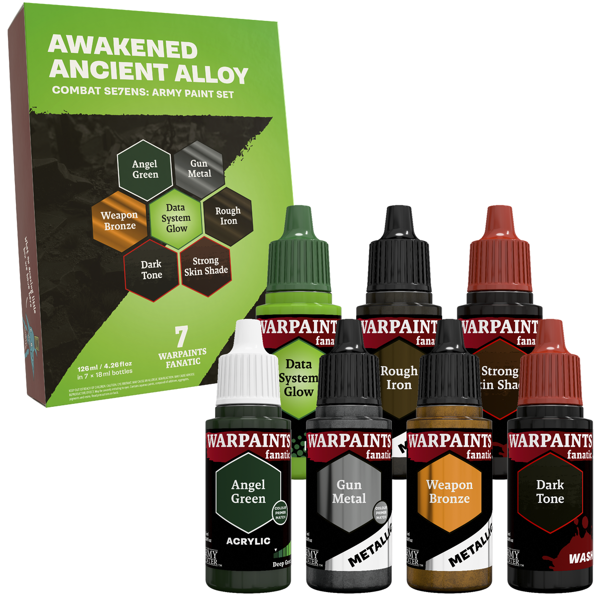 TAP - Combat Se7ens: Awakened Ancient Alloy Paint Set - official product image 2
